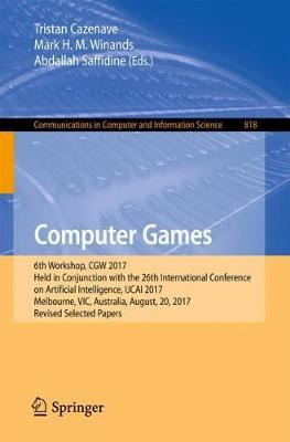 Libro Computer Games : 6th Workshop, Cgw 2017, Held In Co...