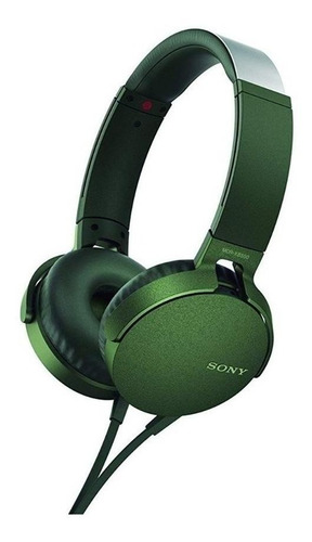 Audífono Sony MDR-XB550AP verde