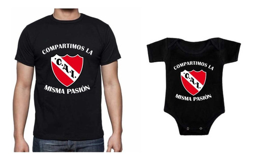 Remera Y Body Dia Del Padre Independiente