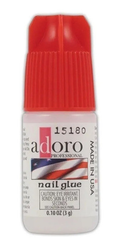 Pegamento Para Uñas Postizas Adoro Original 3 Grs Usa U54