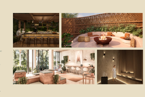 Studio Con Terraza En Venta En Comunidad Aflora, Aldea Zama Tulum.