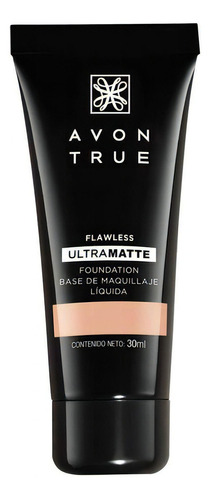 Base de maquillaje líquida Avon True Ultra Matte Avon True Base Ultra mate tono nude - 30mL 40g