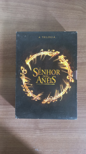 Box Trilogia Senhor Dos Anéis 3 Dvds Originais (Usado)