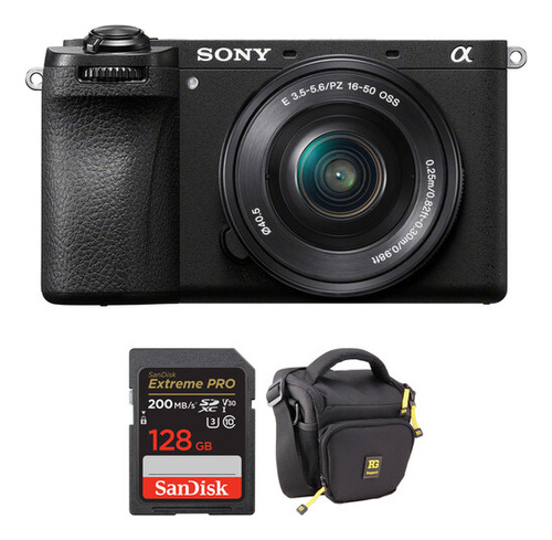 Cámara Sony A6700 Mirrorless Con Lente 16-50mm Y Kit De Acc