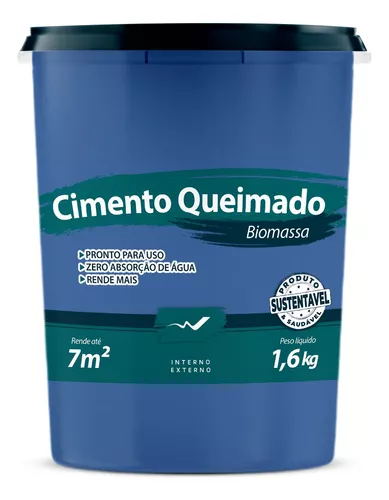 Cimento Queimado Perolizado Fendi - 1,6Kg - Cimento Queimado