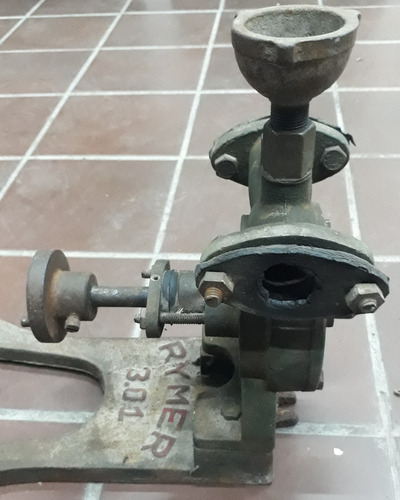 Bomba De Agua Antigua Platina Y Soporte Motor Leadescripcion (Usado)