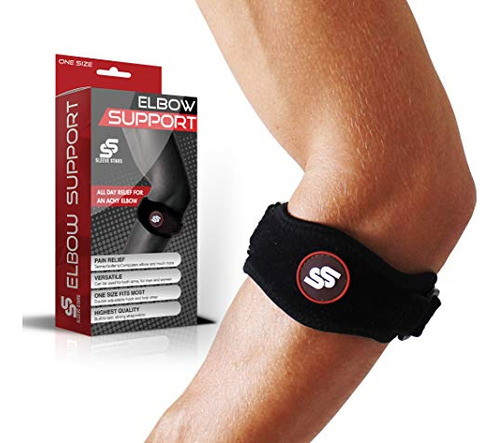 Banda De Compresion Para Tendinitis- Ss Sleeve Stars - Negro