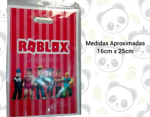 Bolsas Plásticas Para Cotillón Fiesta Cumpleaños Roblox