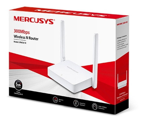 Router Inalambrico Mercusys Mw301r 300 Mbps Ipv6