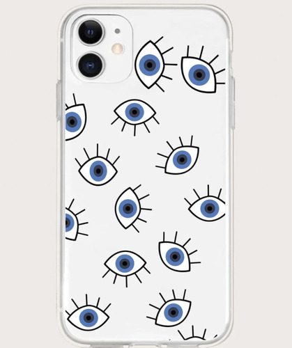 Funda Carcasa Para iPhone Samsung Diseño Ojitos