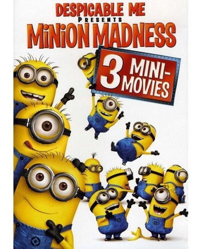 Dvd Minions Madness 3 Cortos