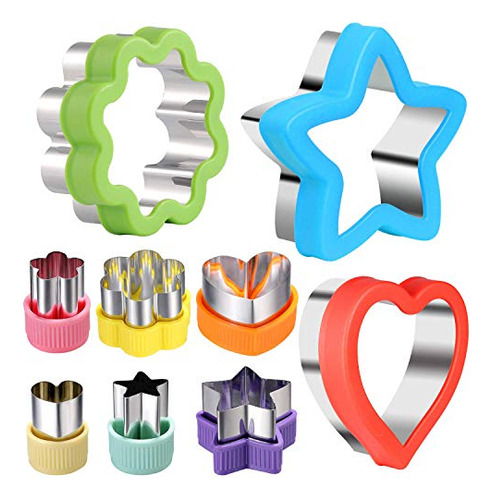 Set Cutter Shapes Set De Diferentes Tamaños Y Cortadores De