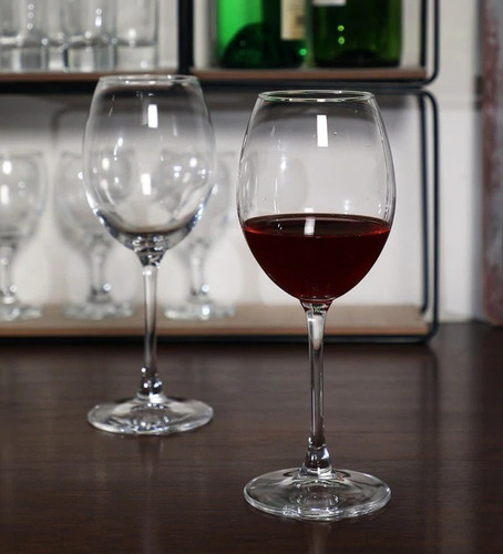 Imagen 5 de 9 de Set X 4 Copa Copon Vaso Vino Vidrio 550 Enoteca Pasabahce