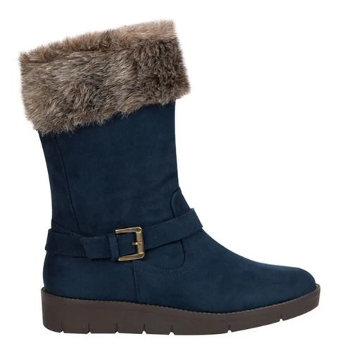 Botas Tipo Ugg Para El Frío, Azul Marino, Para Mujer 1010705 | Envío gratis