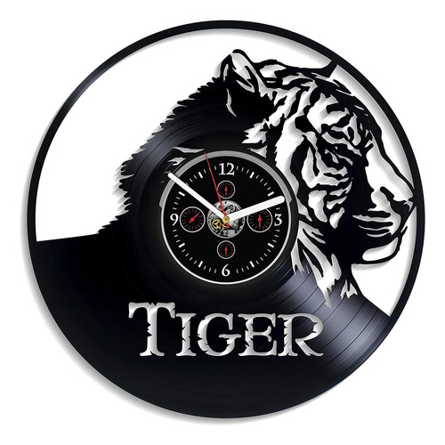 ~? Kovides Tiger Wall Clock 12 Inch Animal Wall Clock Africa