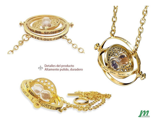Sjx Collar Giratiempo School Of Magic + Collar Y Pulsera