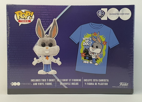 Funko Pop Bugs Bunny As Fred Jones Flocked Con Playera 3xl (Usado)