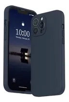 Comprar Carcasa Full Silicona Cubre Cámaras Para iPhone 12 Pro Max (3 Cámaras) - Marca Cellbox - Color Azul