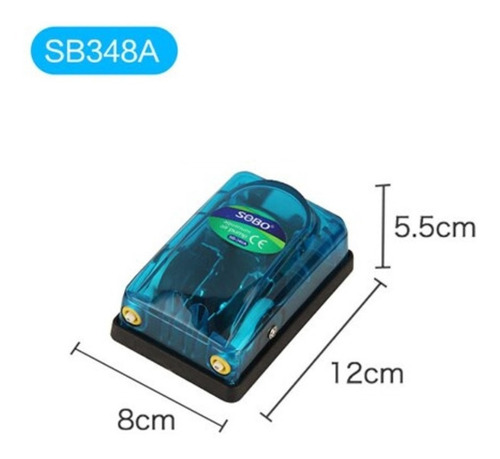 Bomba De Aire Para Pecera 2 Salidas X 4l/min 5w