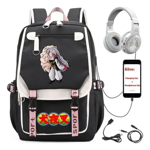 Mochila Inuyasha De Anime Mochila Escolar Port til For An