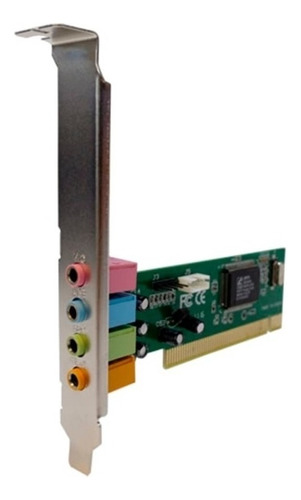 Placa Audio 4.1 Placa Pci Para Pc Audio 4.1 Chipset Cmi8738 Color Gris