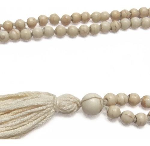 Japa Mala Collar Rosario Hindú 108 Cuentas De Piedra 6 Mm