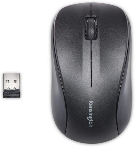 Mouse Inalambrico Negro Hasta 1000 Dpi + Receptor Usb