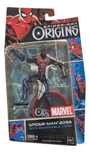 Figura Spiderman Origins Spider Man 2099 Capa Removible 2006