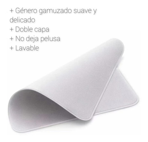 Imagen 4 de 8 de Paño Pulidor Limpieza Pantallas Celular Tablet Reloj Compu