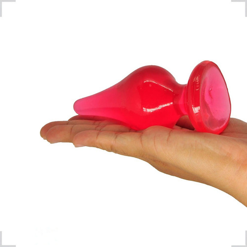 Plug Anal Expedition 10,5cm X 4,5cm Cor Vermelho