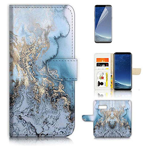 Funda Cartera Para Samsung S10+ / Galaxy S10 Plus Marmol Cri