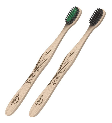 Colgate Cepillo Dental Bamboo X 2 Un