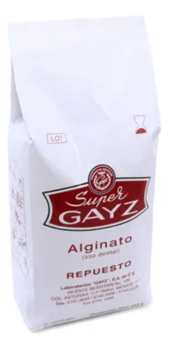 Alginato Para Odontologos Super Gayz Repuesto