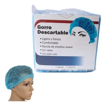 Comprar Gorros Descartables X 100 Und - Celeste - X Medic