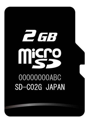 Cartão De Memoria Micro Sd 2gb Tf Mp3 Arduino Vídeos 