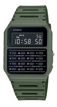 Comprar Reloj Casio Unisex Ca-53wf-3b Color De La Malla Verde Color Del Bisel Verde Color Del Fondo Negro