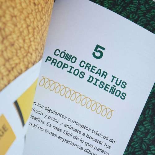 Libro de bordado Punch Needle by Caro Bello Monoblock tapa blanda