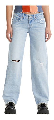 Jeans Mujer Low Loose Azul Levis A5566-0003
