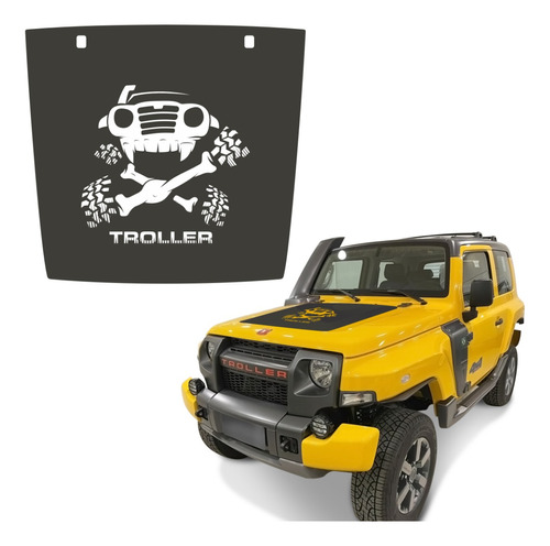 Adesivo Capo Troller T4 Jeep Grafite Cp018