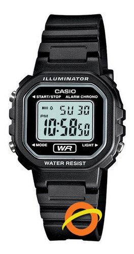 Reloj Casio Digital Mujer Alarma Cronometro Luz Led  La-20wh