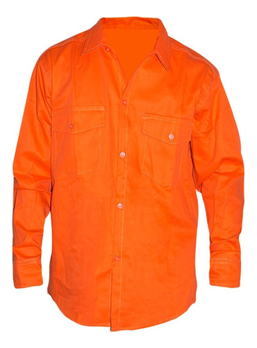 Camisa De Trabajo Rufer Naranja 50al54