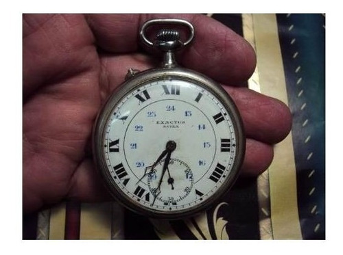 Antiguo Reloj De Bolsillo ¨exactus¨suizo¨1920-30