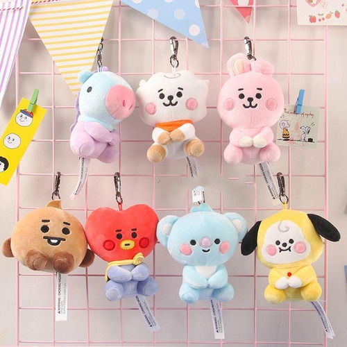 Peluches Bt21 De Bts Originales Con Llavero, Line Friends