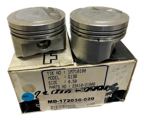 Juego De Piston 050=020 Mitsubishi Lancer 1.5 G13b 75.5mm