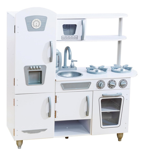 Cocina Kidkraft Para Niñas Blanca Juguete Vintage Cocinita Color Blanco