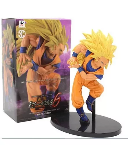 Boneco Dragon Ball Z action figure Goku ssj 20 cm Original Pronta