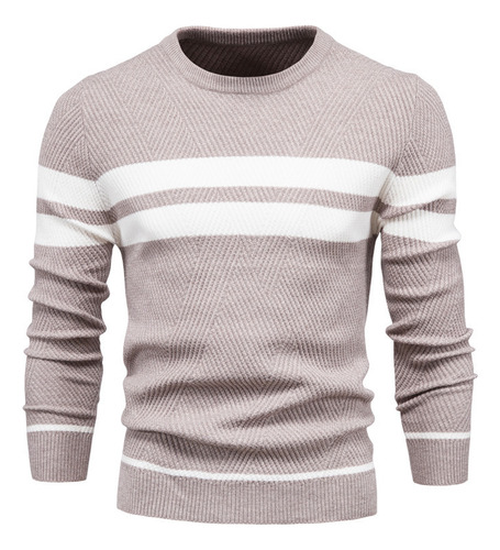 Suéteres A Rayas Para Hombre, Suéter Casual Para Hombre