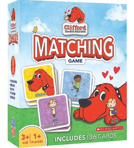 Clifford Gran Juego De Correspondencias Perro Rojo