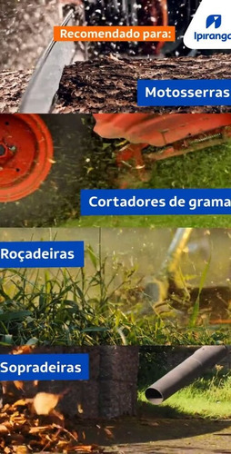 Óleo Ipiranga Stl 500ml 2 Tempos Para Roçadeiras Motosserra