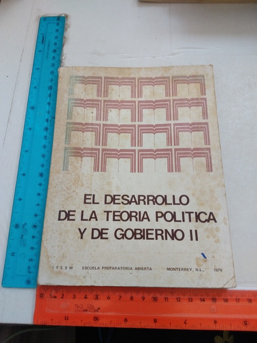 El Desarrollo De La Teoría Política Y De Gobierno Ii Sep